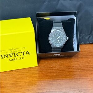 Invicta Black and Silver Women's Sport Watch